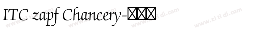 ITC zapf Chancery字体转换